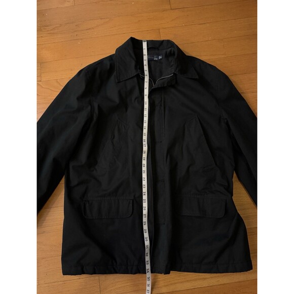 Vintage Polo Ralph Lauren Coat Men Black Field Barn Utility Jacket Work Chore XL - Picture 10 of 11